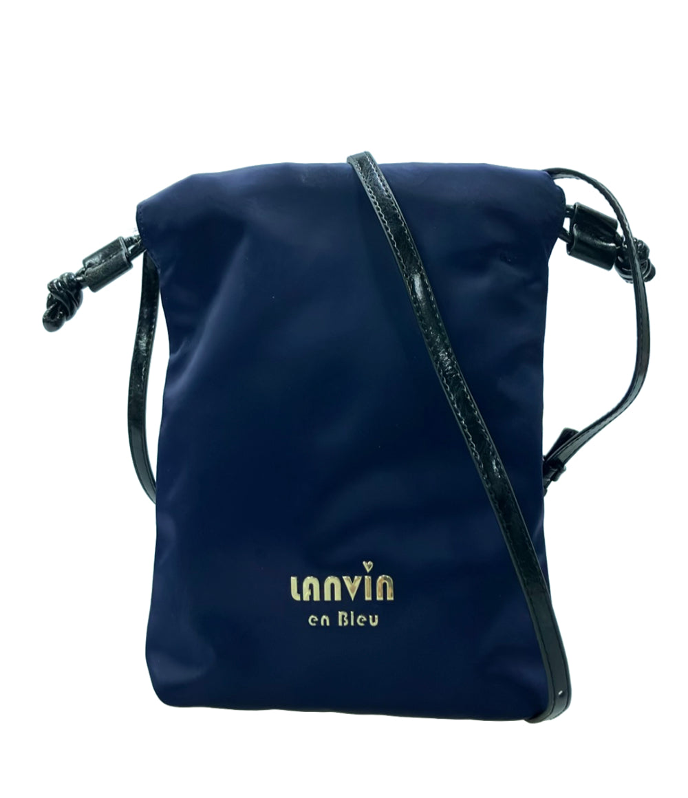 LANVIN en Bleu ショルダーバッグ 巾着 レディース ランバンオンブルー