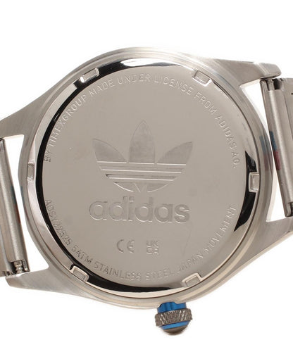 美品 adidas 腕時計 コードフォー クオーツ ブラック AOSY22525 メンズ アディダス