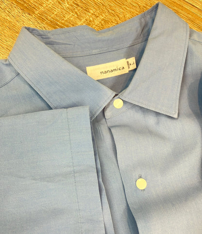 nanamica 半袖シャツ 26SS Regular Collar Wind SUGS405 メンズ SIZE L ナナミカ