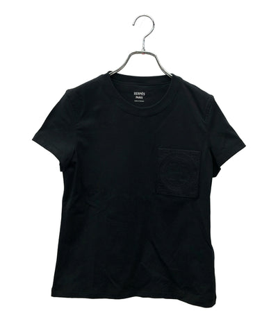 エルメス 半袖Tシャツ 24SS コットン H刺繍 4E4615DA レディース SIZE 34 (S) HERMES