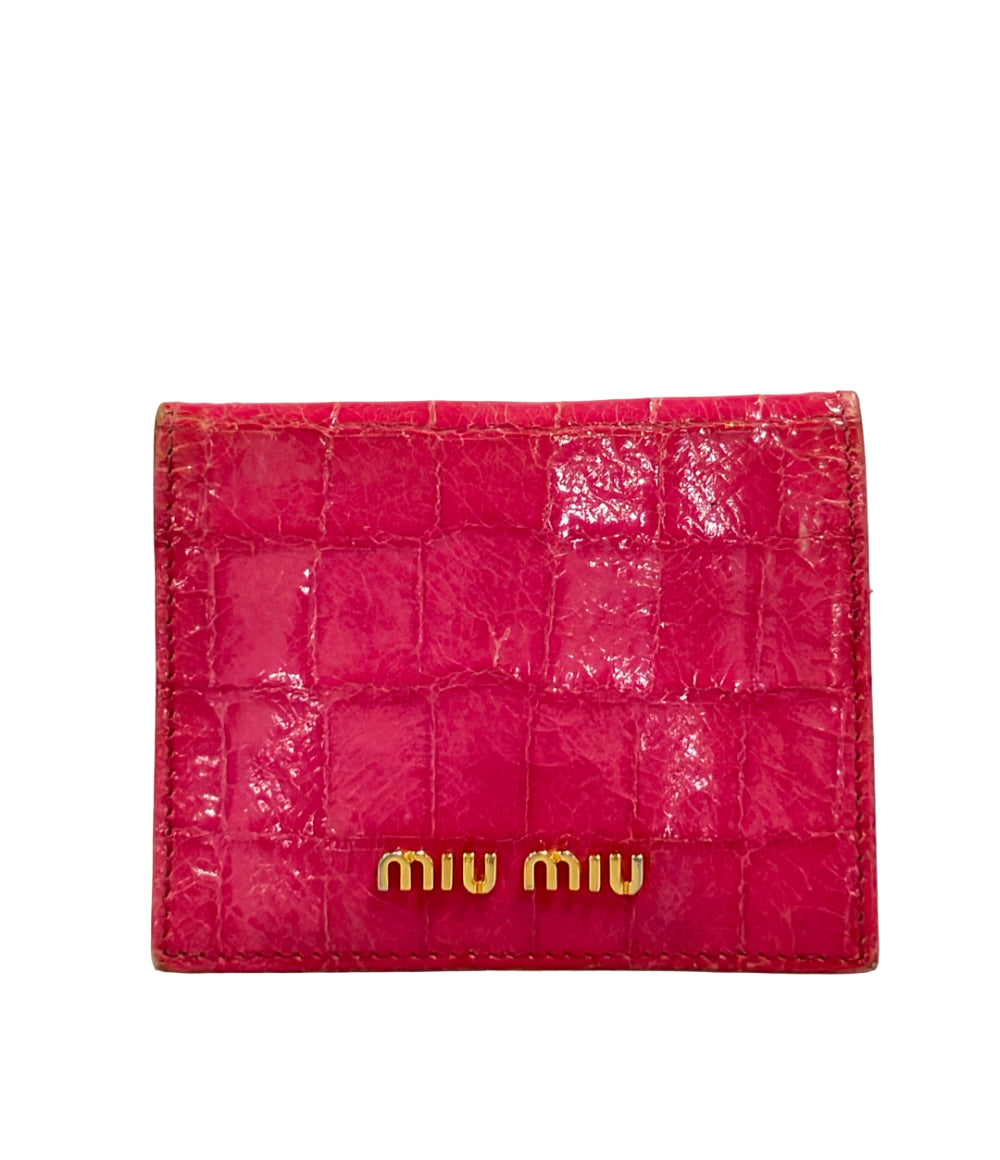 MIUMIU カードケース パスケース レディース ミュウミュウ