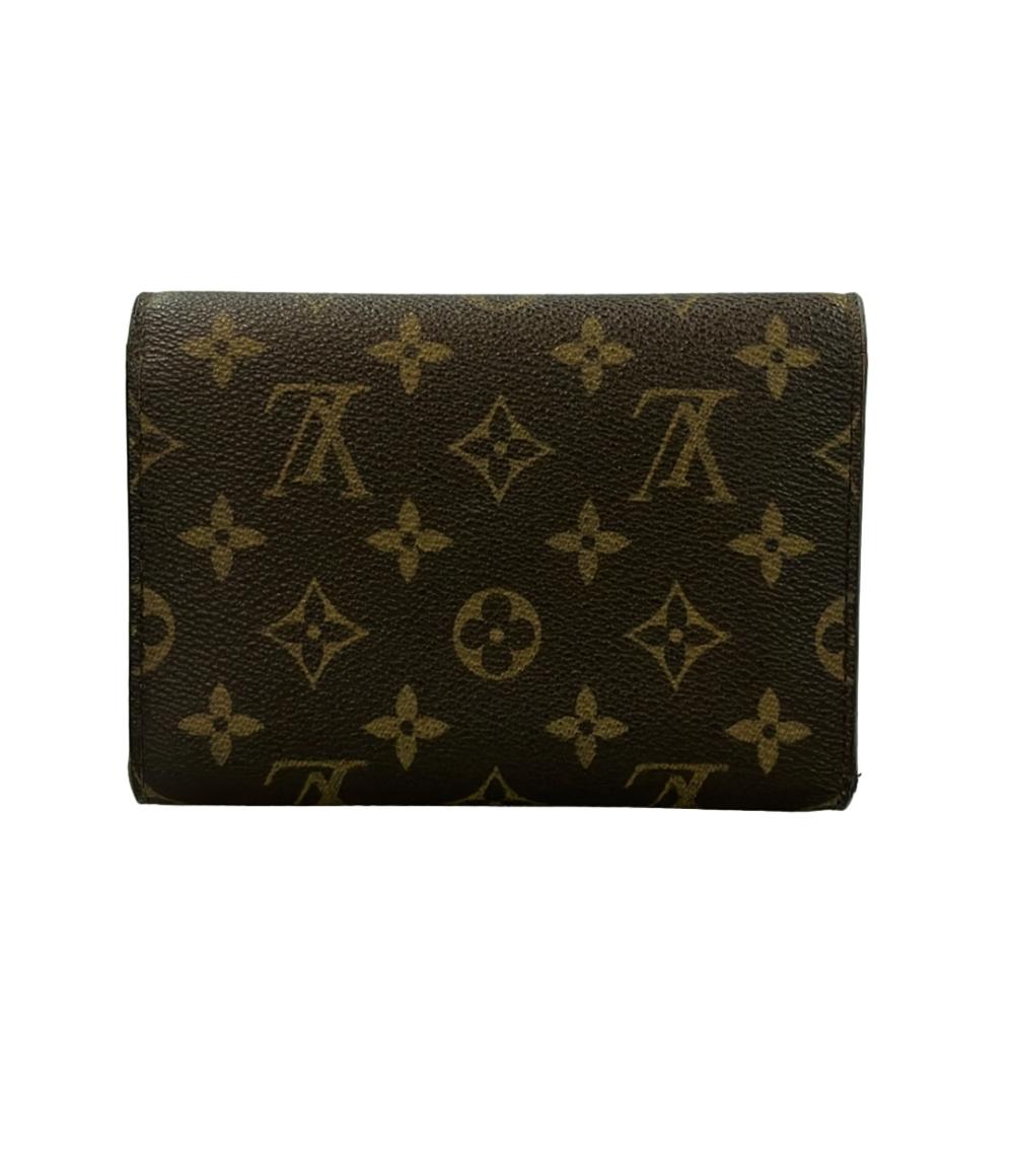 LOUIS VUITTON 三つ折り財布 ポルトトレゾール エテュイ パピエ モノグラム M61202 レディース メンズ ルイ・ヴィトン
