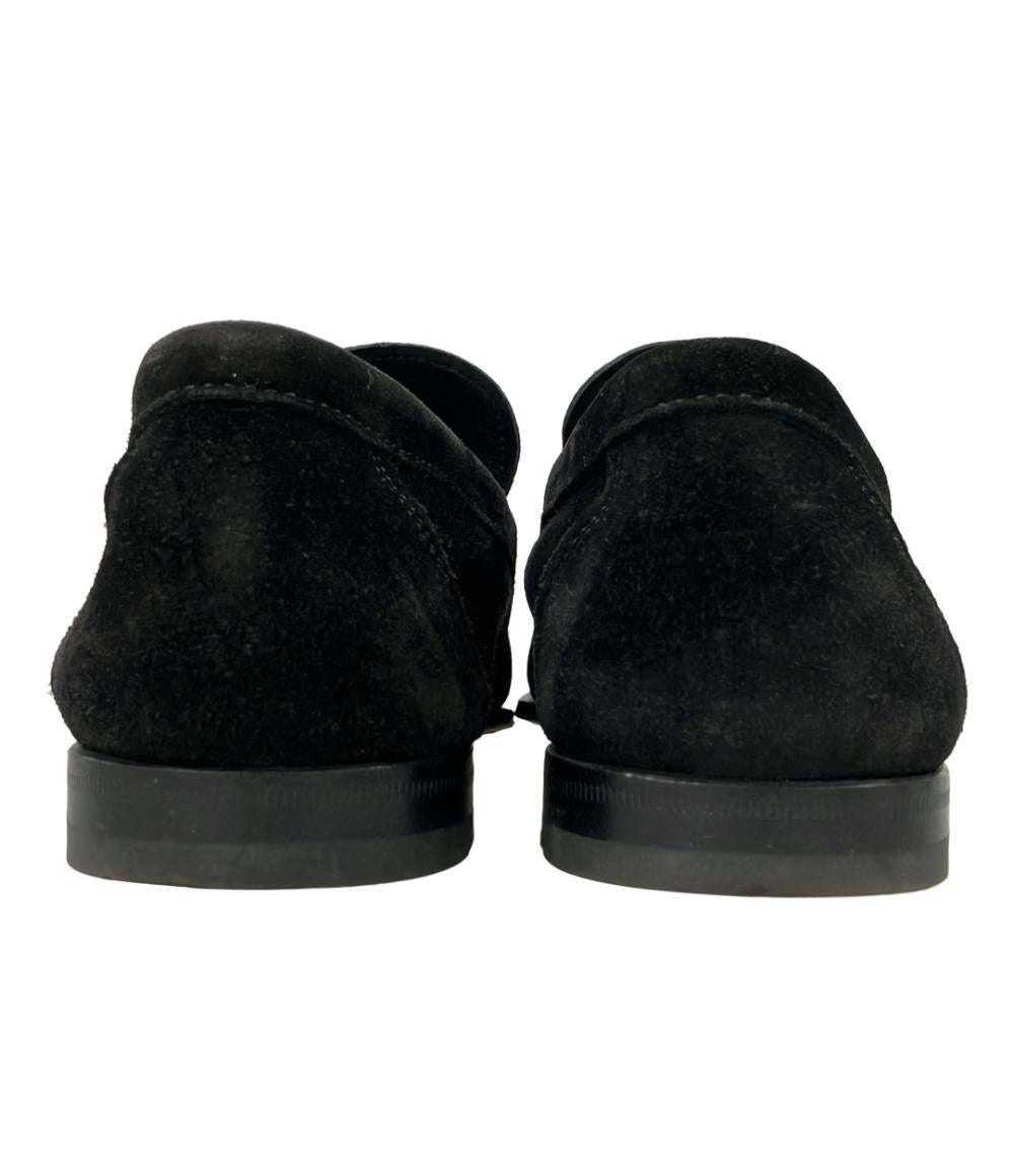 サントーニ スエードドレスシューズ バックルローファー 17091 N01