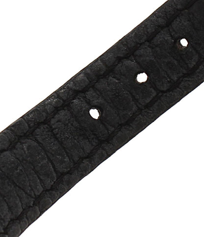 GIVENCHY 腕時計 K18 クオーツ ブラック レディース ジバンシィ