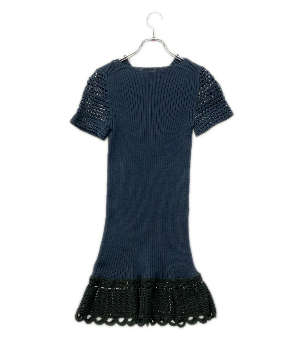 PRADA 半袖 ニットワンピース レディース SIZE 40 (S) プラダ