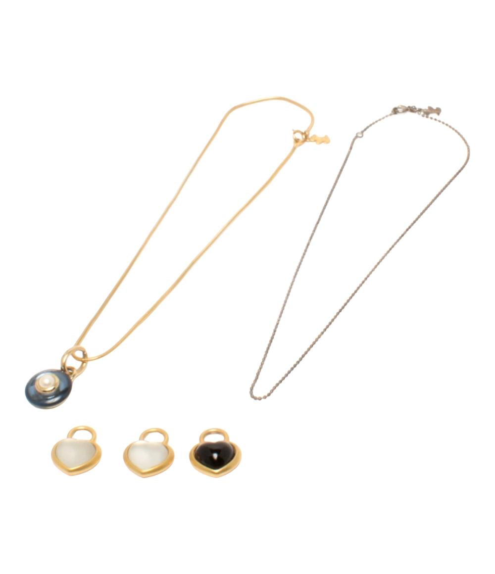 AGATHA ネックレス ブレスレット チャーム ペンダントトップ 8点セット