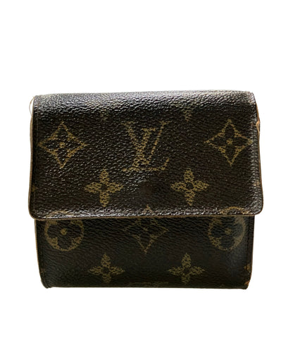 訳あり LOUIS VUITTON ダブルホック 二つ折り財布 ポルトフォイユ エリーズ モノグラム M61654 レディース ルイ・ヴィトン