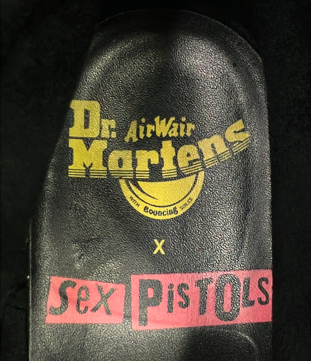 ドクターマーチン ショートブーツ 9 メンズ Dr.Martens ワークブーツ ショートブーツ 8ホール× Sex Pistols メンズ