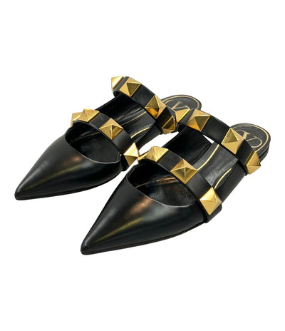 ヴァレンティノ・ガラヴァーニ フラットミュール スタッズ レディース SIZE 36 (M) Valentino Garavani