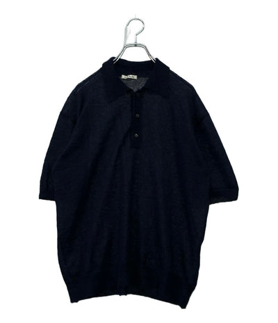 AURALEE 半袖ポロシャツ MOHAIR SHEER KNIT A25SP03FG メンズ SIZE 3 (L) オーラリー