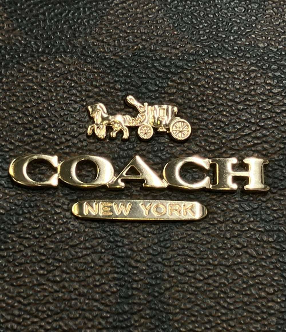 美品 COACH ショルダーバッグ 斜め掛け スマホショルダー シグネチャー レディース コーチ