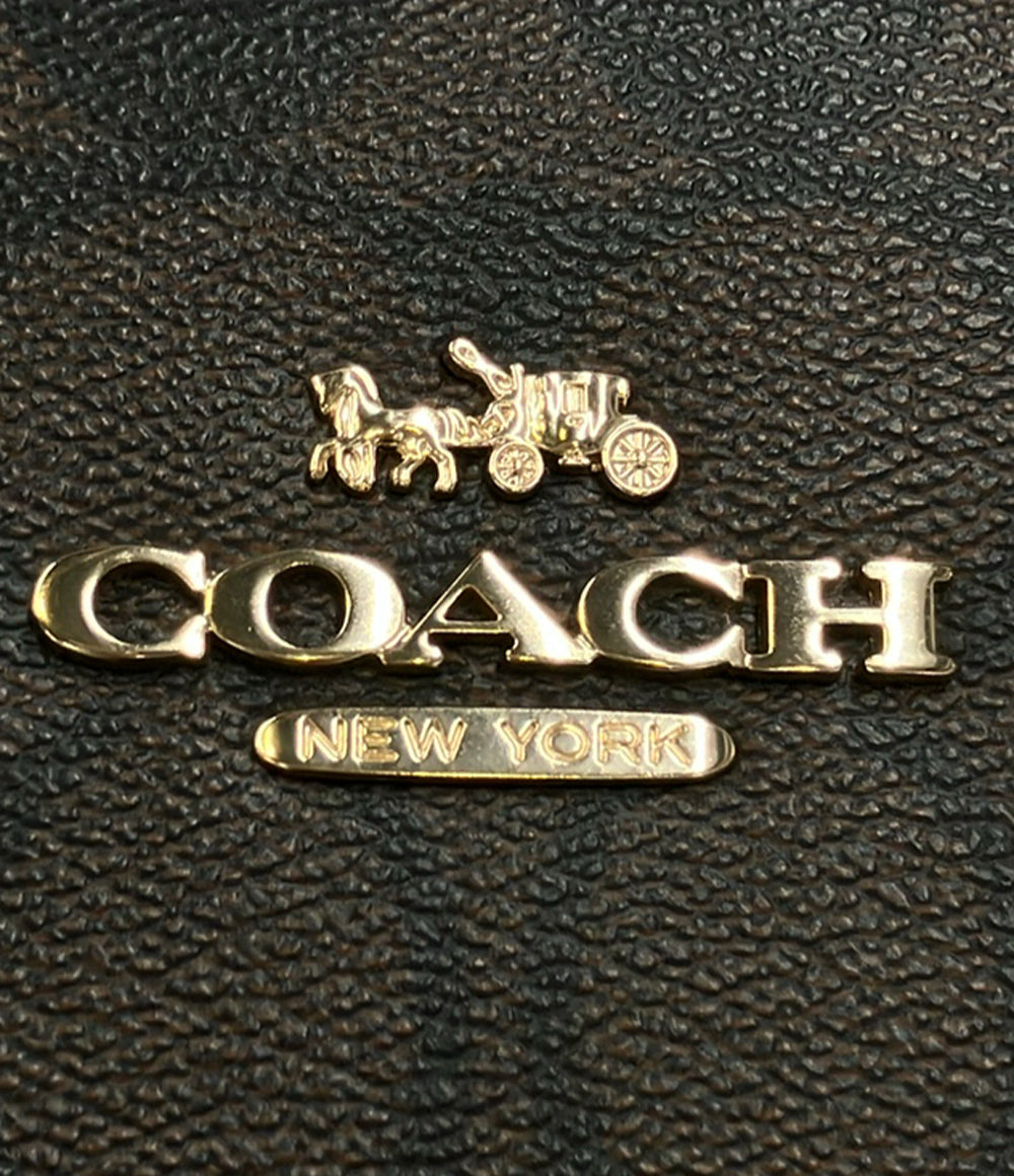 美品 COACH ショルダーバッグ 斜め掛け スマホショルダー シグネチャー レディース コーチ