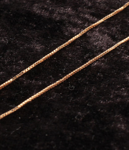 美品 ネックレス K10 ダイヤ 0.20ct レディース
