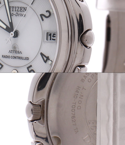 CITIZEN 腕時計 アテッサ ソーラー電波 ホワイト H410-T007627 メンズ シチズン