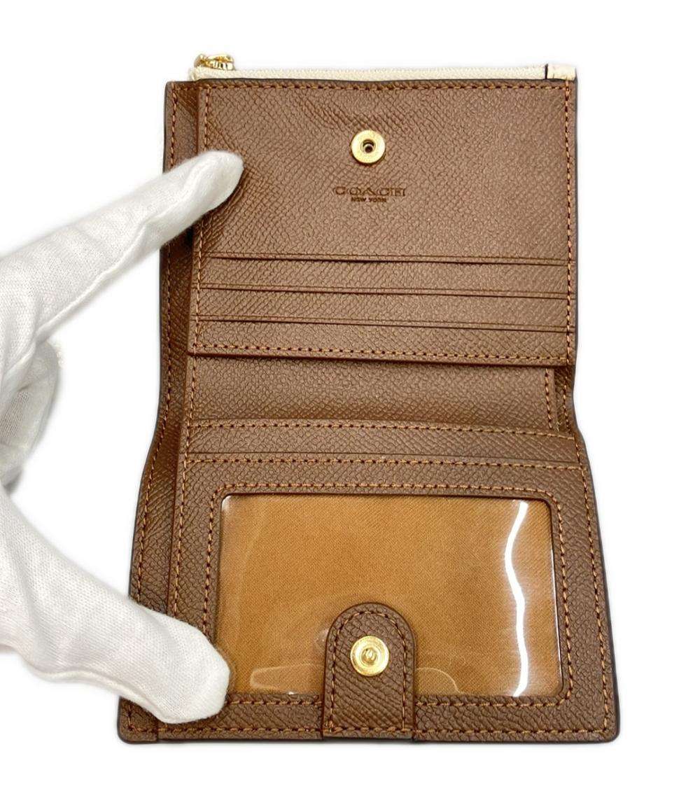 美品 COACH 二つ折り財布 レディース コーチ