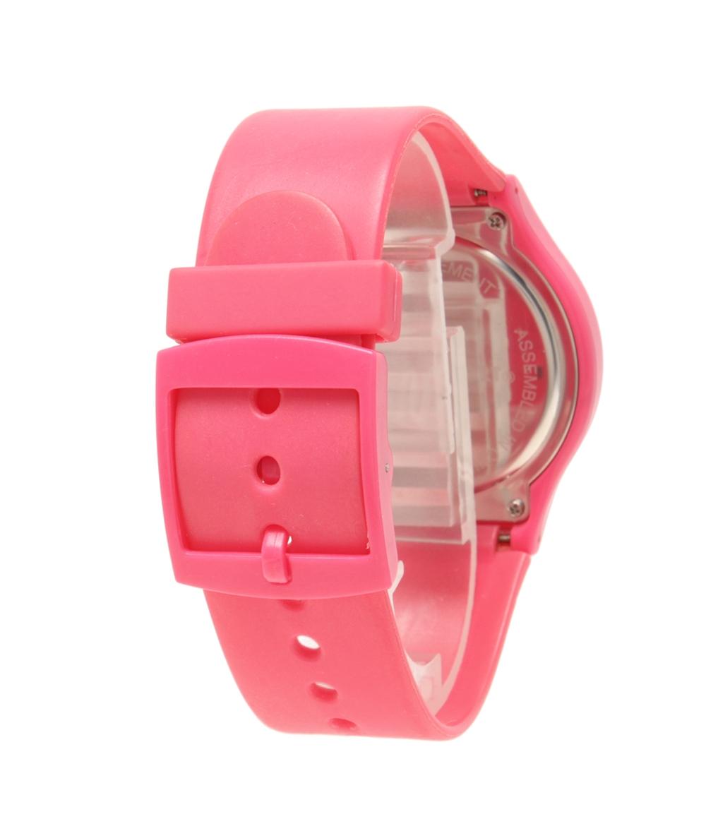 Disney 腕時計 ミニーフェイス クオーツ ピンク レディース メンズ ディズニー