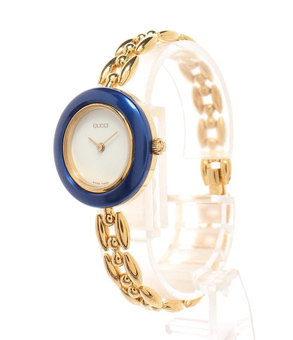 GUCCI 腕時計 クオーツ ホワイト 11/12.2 レディース グッチ