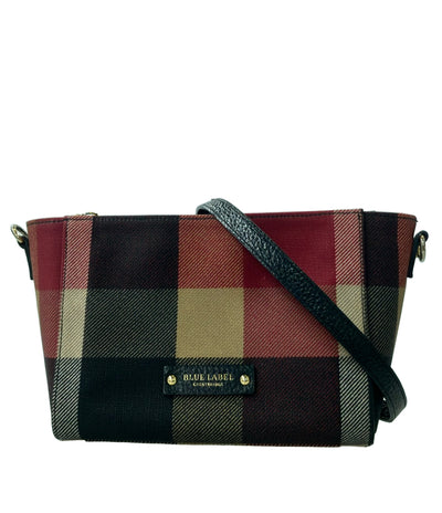 BLUE LABEL CRESTBRIDGE ショルダーバッグ チェック レディース ブルーレーベル・クレストブリッジ