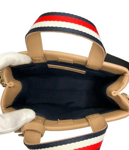 美品 TOMMY HILFIGER ハンドバッグ ショルダーバッグ 2WAY 斜め掛け レディース トミーヒルフィガー