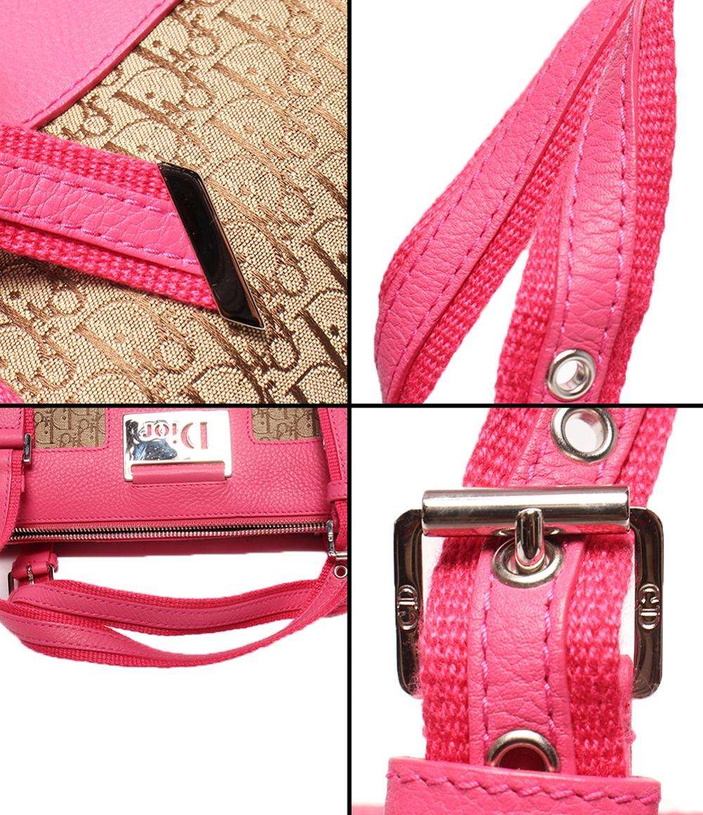 美品 クリスチャンディオール ハンドバッグ ミニボストンバッグ トロッター レディース Christian Dior