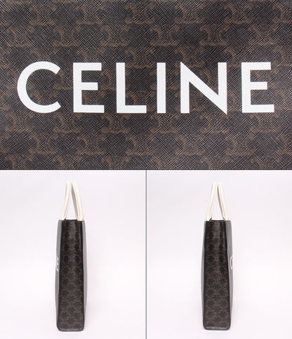 CELINE 2WAY ハンドバッグ トートバッグ ショルダーバッグ 肩掛け 斜め掛け バーティカル カバ トリオンフ レディース セリーヌ