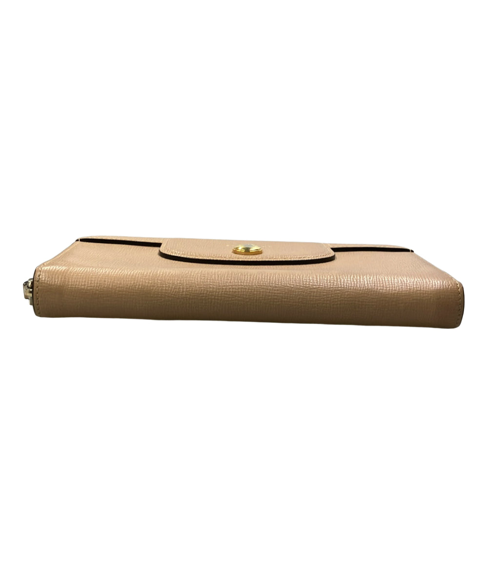 Longchamp ラウンドファスナー長財布 レザー レディース ロンシャン