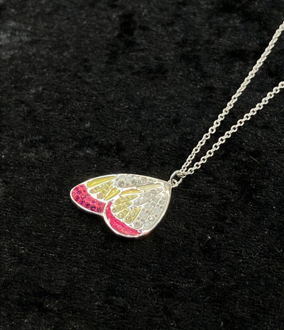 美品 スワロフスキー ネックレス 蝶モチーフ バタフライモチーフ noisette 1192953 レディース SWAROVSKI