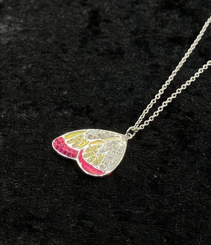 美品 スワロフスキー ネックレス 蝶モチーフ バタフライモチーフ noisette 1192953 レディース SWAROVSKI