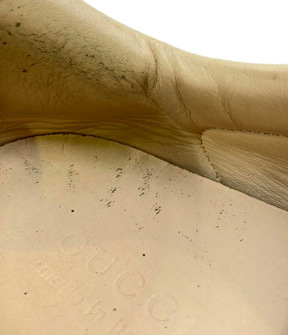 訳あり GUCCI ローカットスニーカー エース ビー 429446 メンズ SIZE 8 1/2 27.5 グッチ