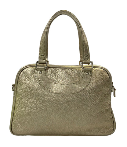 美品 Jacques le corre 2way ハンドバッグ ショルダーバッグ 斜め掛け メタリック レディース ジャック・ル・コール