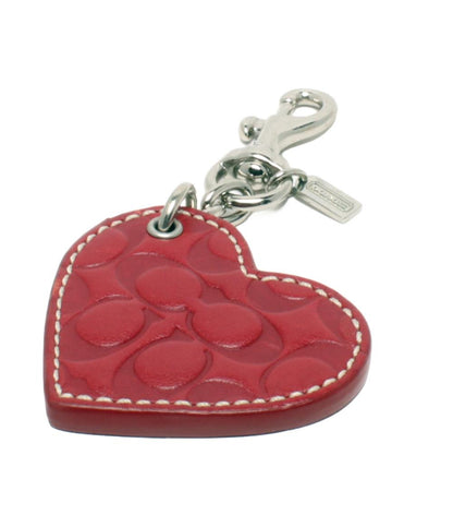 COACH バッグチャーム ハートモチーフ シグネチャー レディース コーチ