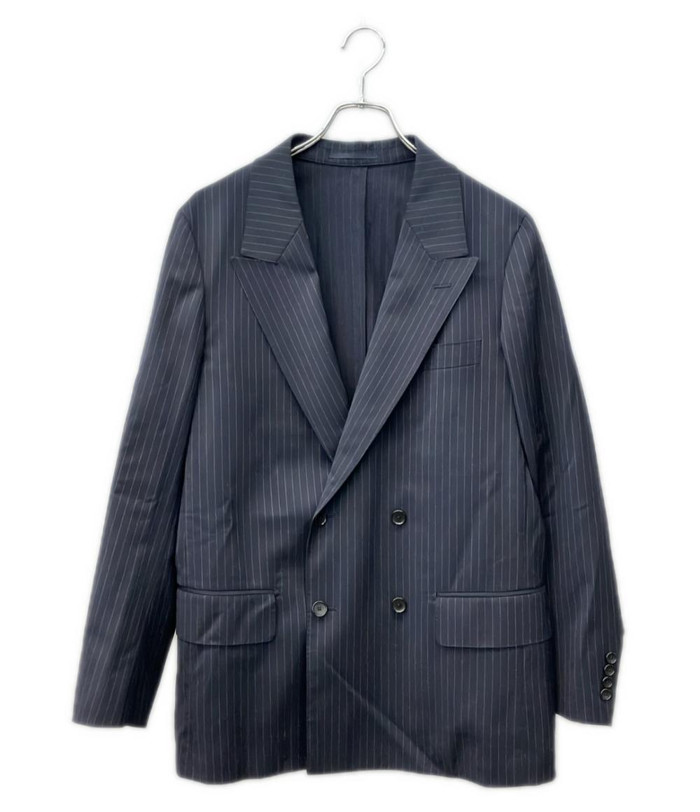 EDIFICE ダブルブレストストライプジャケット メンズ SIZE 44 エディフィス