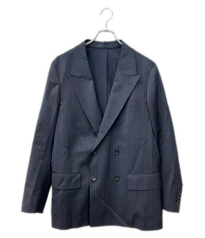 EDIFICE ダブルブレストストライプジャケット メンズ SIZE 44 エディフィス