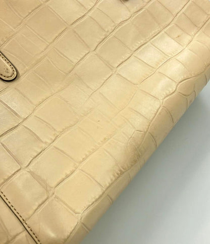 コーチ 2way クロコ型押しレザーハンドバッグ ショルダーバッグ 斜め掛け F55927 レディース COACH