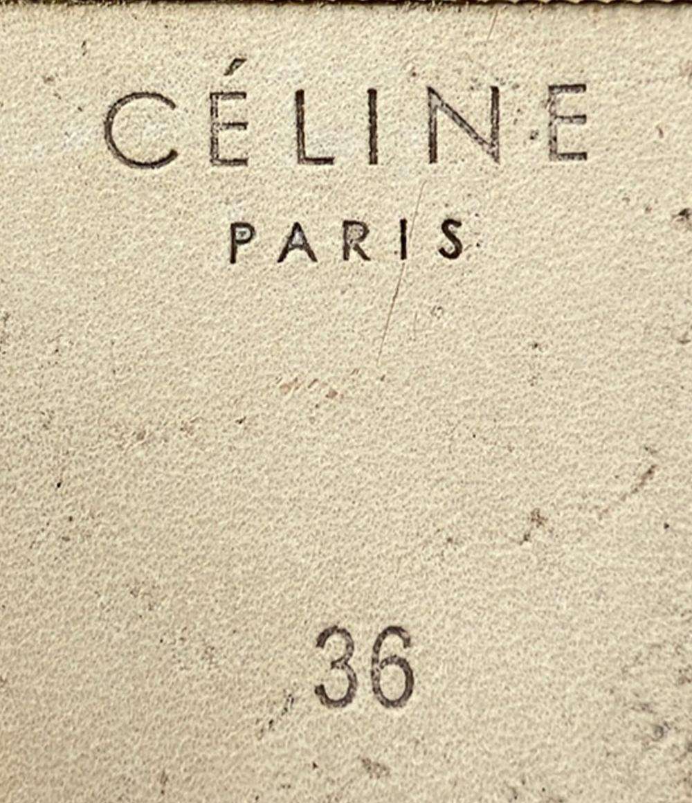 セリーヌ オープントゥウェッジソールサンダル レディース SIZE 36 (M) CELINE
