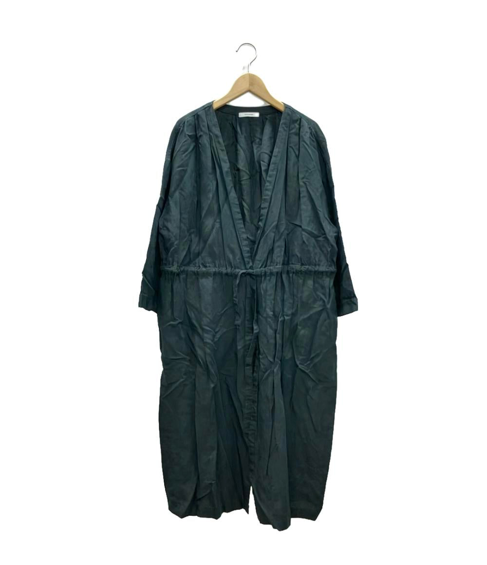 ジャーナルスタンダード リネン混長袖ガウンコート 薄手 レディース SIZE F JOURNAL STANDARD