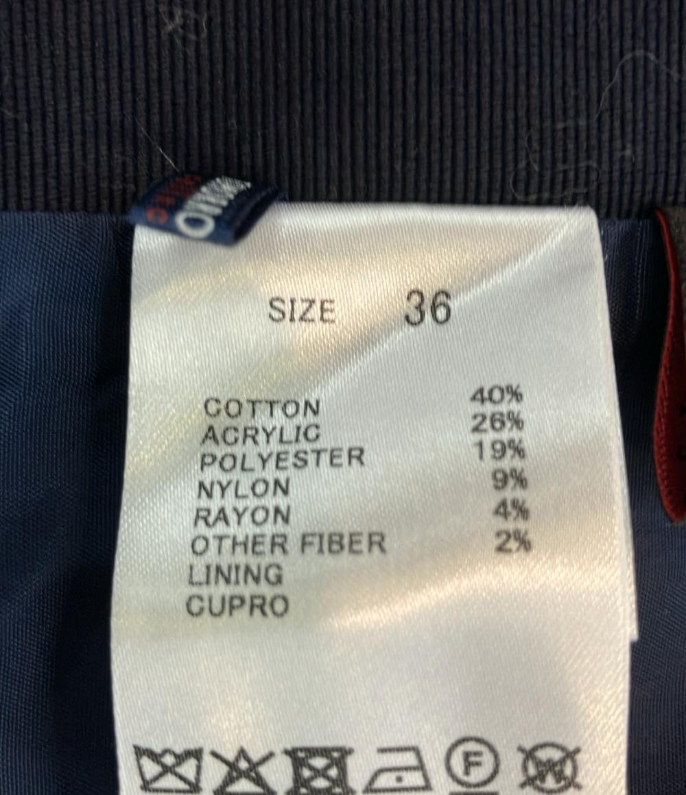 TOMORROWLAND ジレ ベスト カーディガン フルールボーダー フロンタブルジレ 14-07-51-07153 レディース SIZE 36 (XS) トゥモローランド