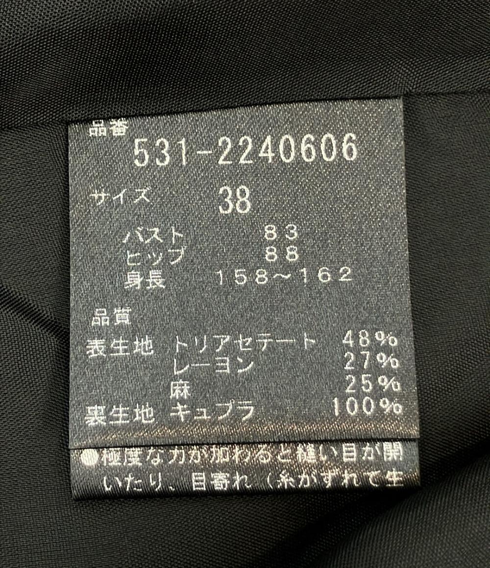美品 ADORE ノースリーブワンピース ハイネックタックフレアドレス レディース SIZE 38 (S) アドーア