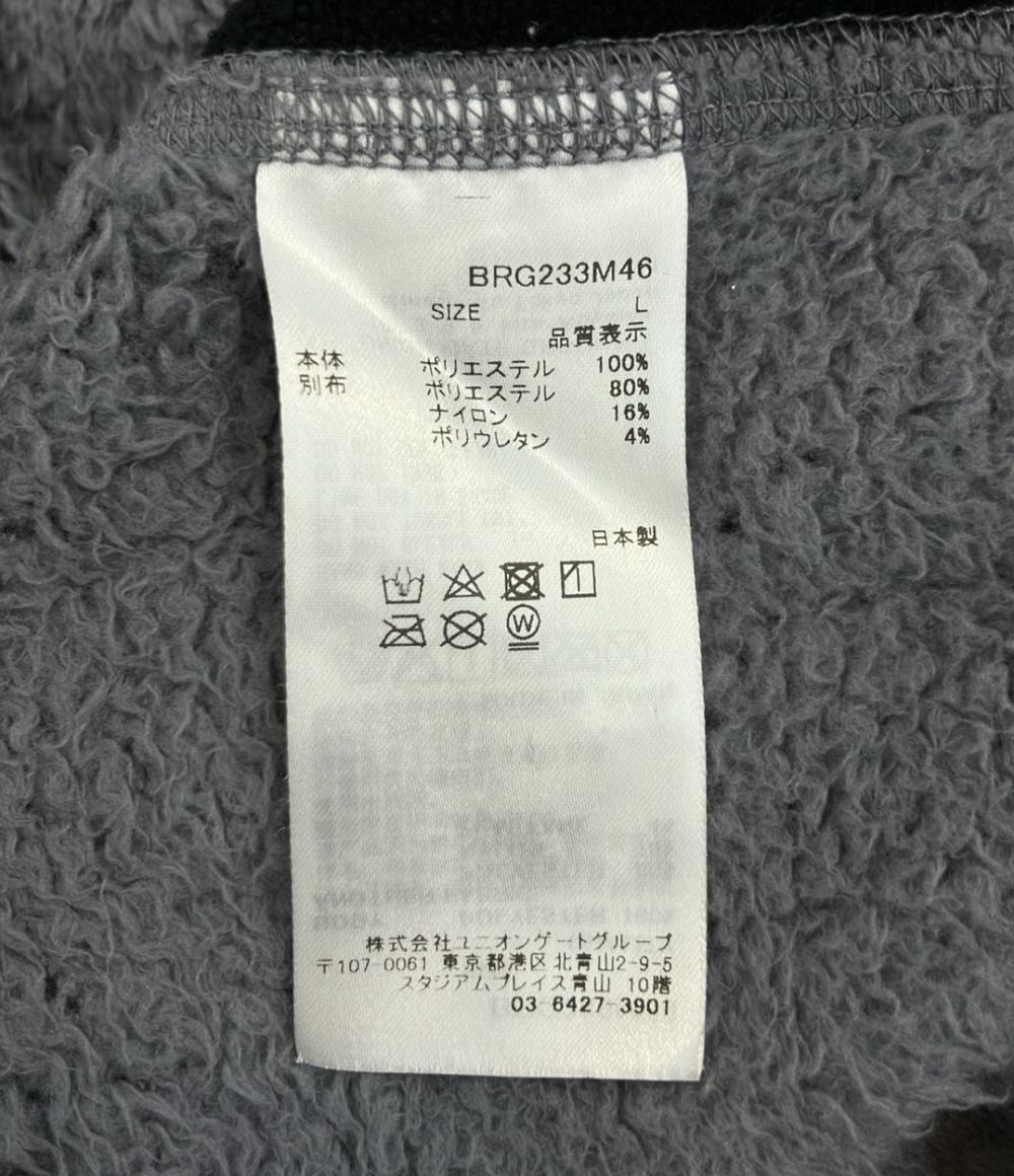 BRIEFING フリース ジャケット メンズ SIZE L ブリーフィング