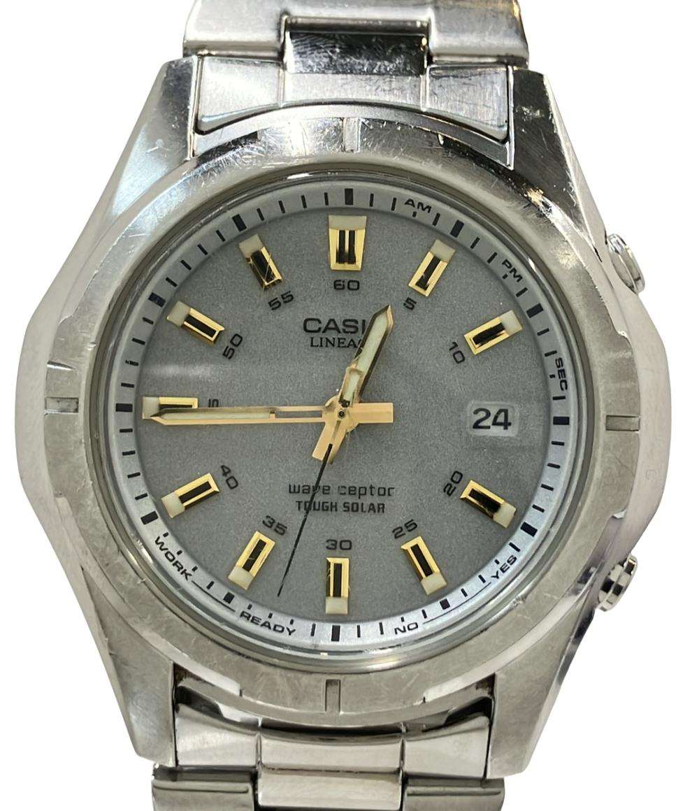 CASIO 腕時計 LINEAGE リニエージ ソーラー シルバー LIW-101 メンズ カシオ