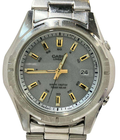 CASIO 腕時計 LINEAGE リニエージ ソーラー シルバー LIW-101 メンズ カシオ