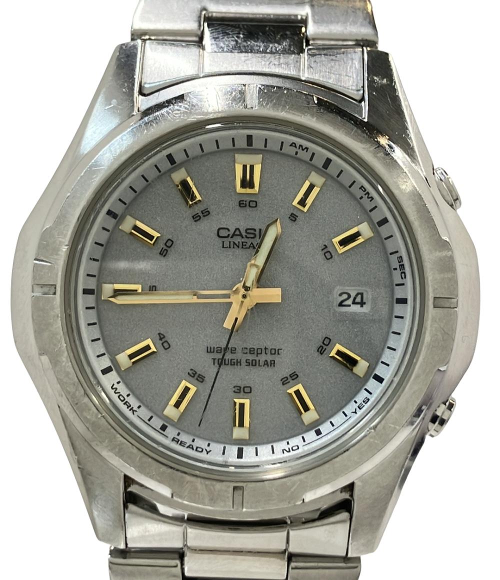 CASIO 腕時計 LINEAGE リニエージ ソーラー シルバー LIW-101 メンズ カシオ