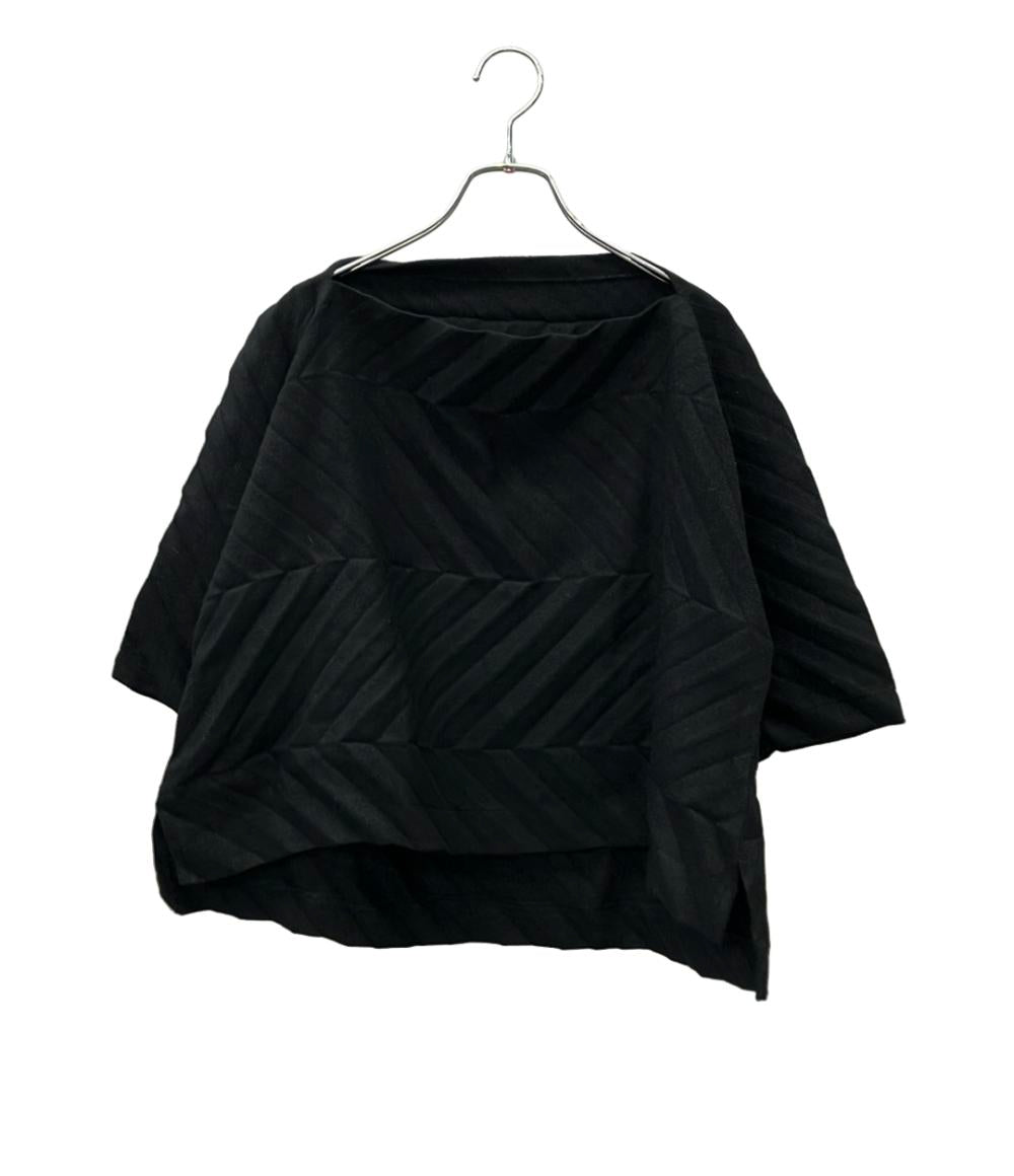 ISSEY MIYAKE 半袖シャツ 無地 MI63FK613 レディース イッセイミヤケ