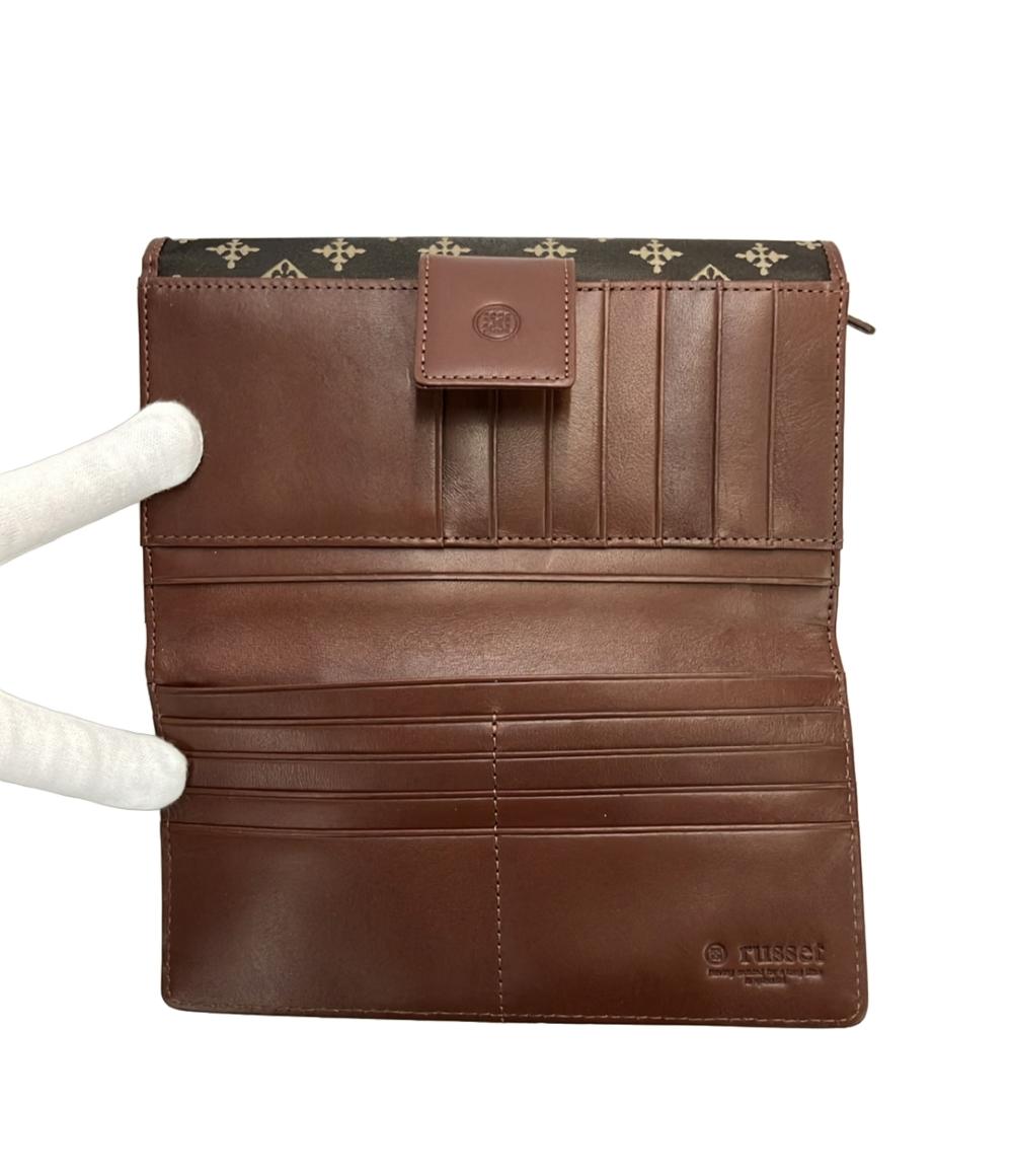 美品 russet ダブルホック 長財布 レディース ラシット