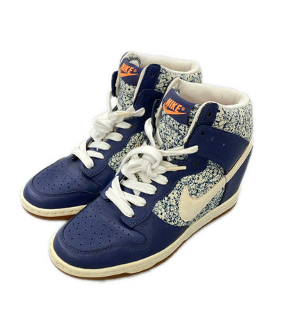 NIKE ハイカットスニーカー インヒール × リバティ ロンドン W DUNK SKY HI LIB QS 529040-400 レディース SIZE 23.5 (M) ナイキ