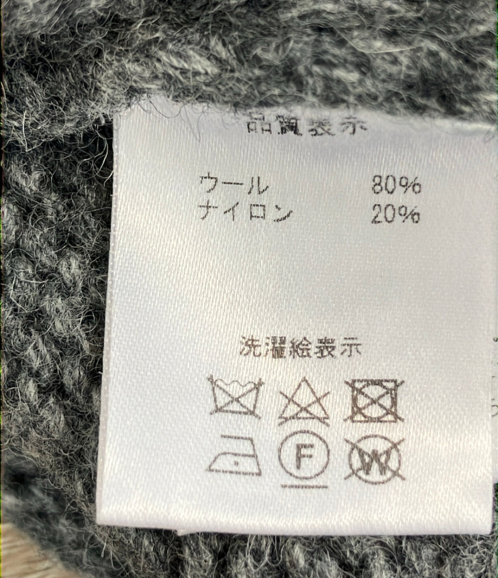 MACHATT 半袖ニット ノルディック柄 ローゲージ レディース マチャット