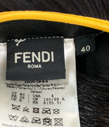 FENDI FILA ミンクファージャケット リバーシブル FNE67G A61U F0C8G メンズ SIZE 40 (M) フェンディ フィラ