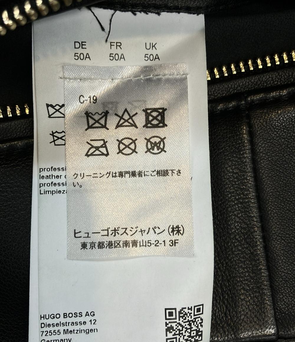 HUGO BOSS レザージャケット ラム 6001940 メンズ SIZE 50 (XL) ヒューゴボス