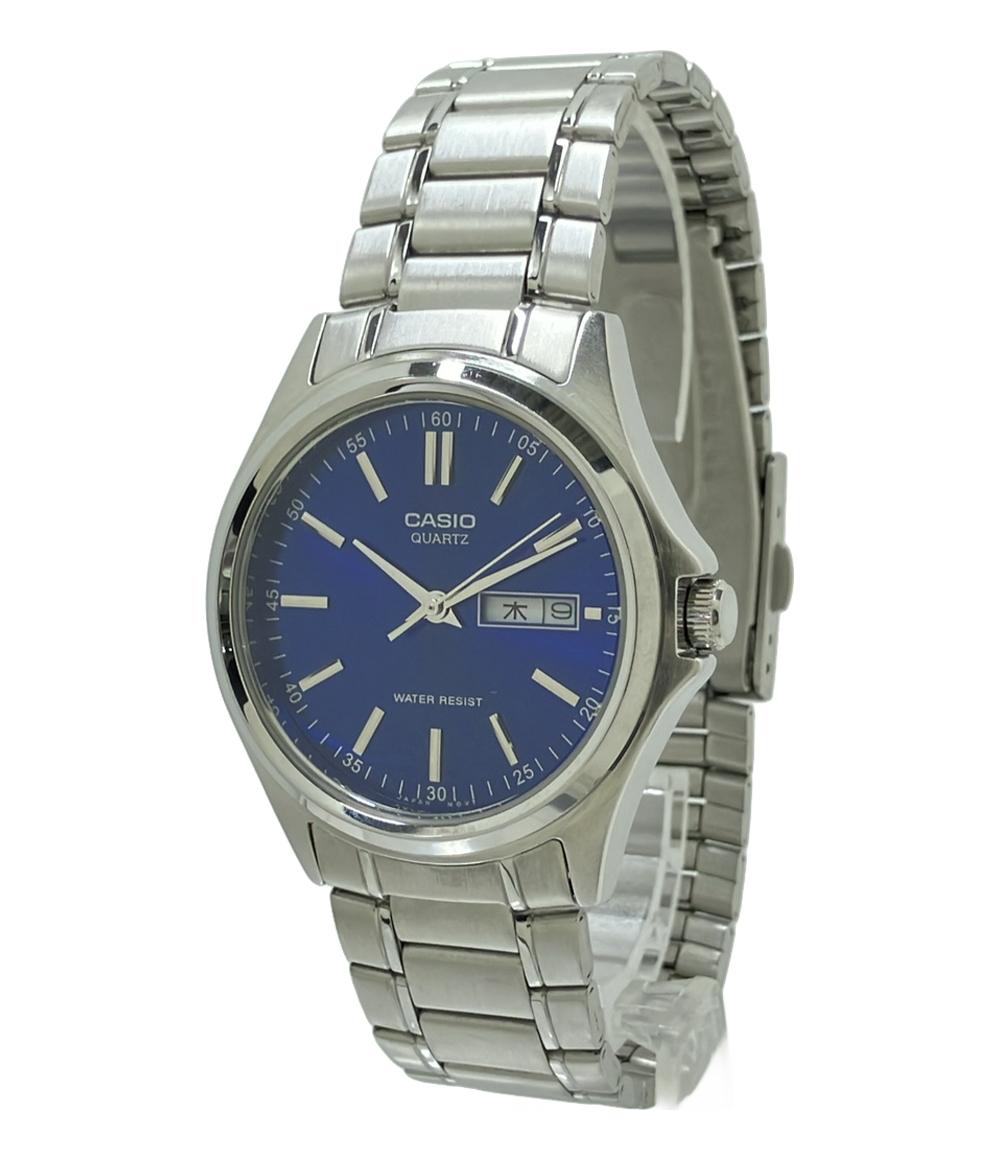カシオ 腕時計 スタンダード クオーツ ブルー MTP-1239DJ メンズ CASIO