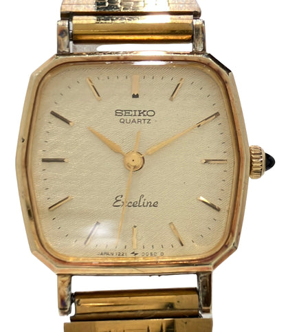 SEIKO 腕時計 エクセリーヌ クオーツ ゴールド 1221-5010 レディース セイコー